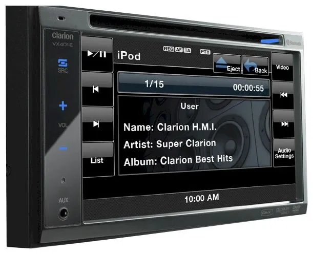 DVD - ресивер Clarion VX401E 2DIN - фото