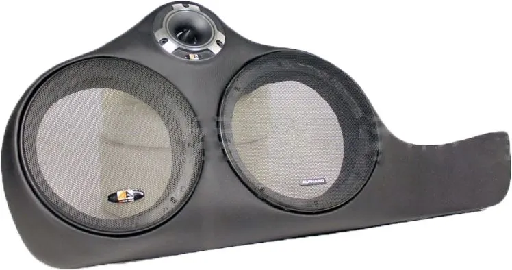 Комплект дверных подиумов Ваз 2110(11-12) (винил стандарт) 20"x20"xРупор - фото