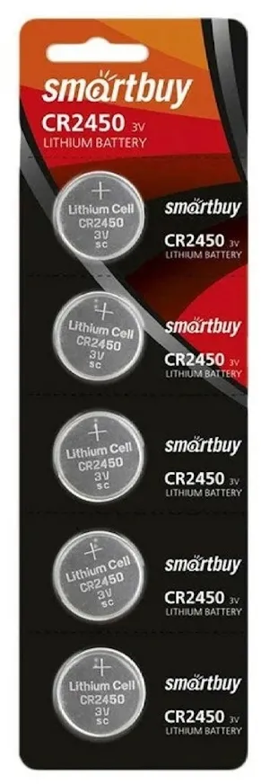 Элемент Smartbuy CR2450 BL5 - фото