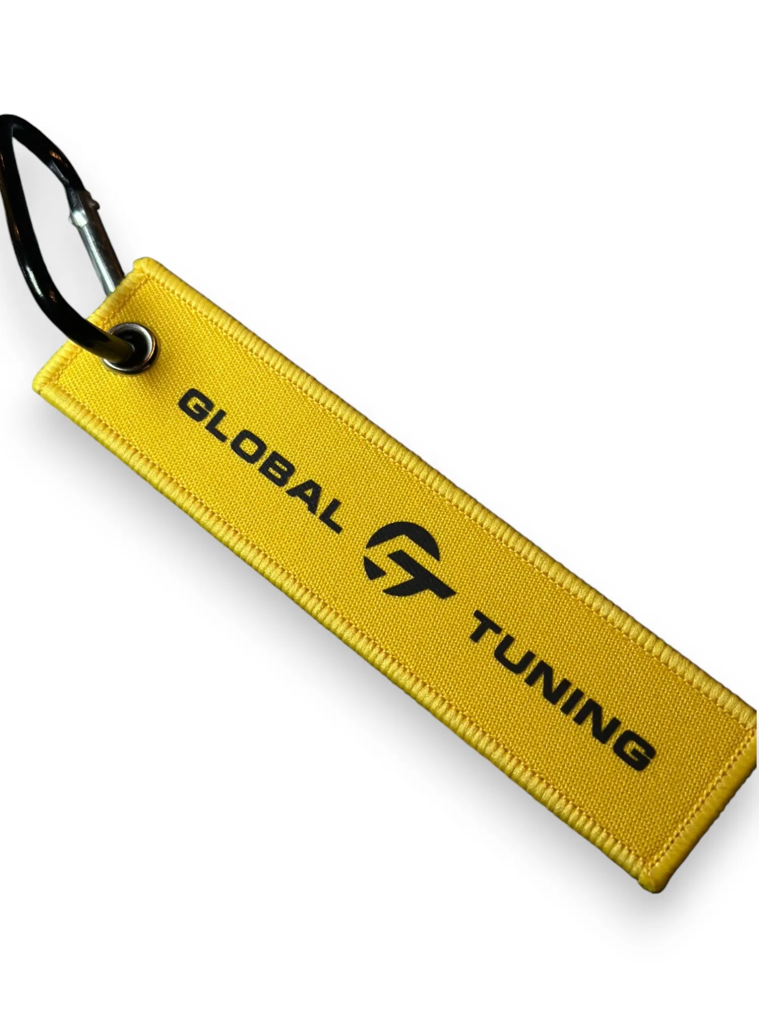 Брелок с карабином Global Tuning (желтый)  - фото