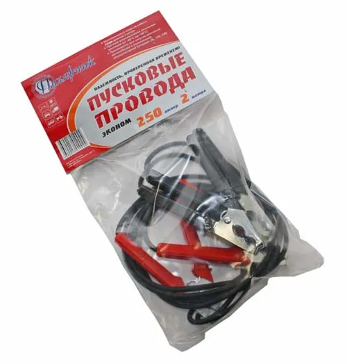 Пусковые провода "ПОЛЯРНИК" 250А длина 2,0 ПАКЕТ - фото