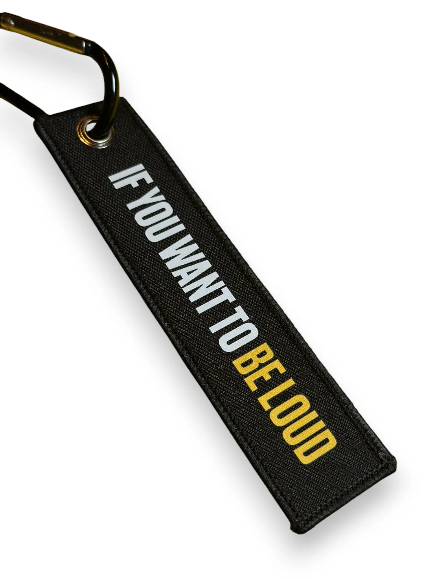 Брелок с карабином Global Tuning (черный)  - фото