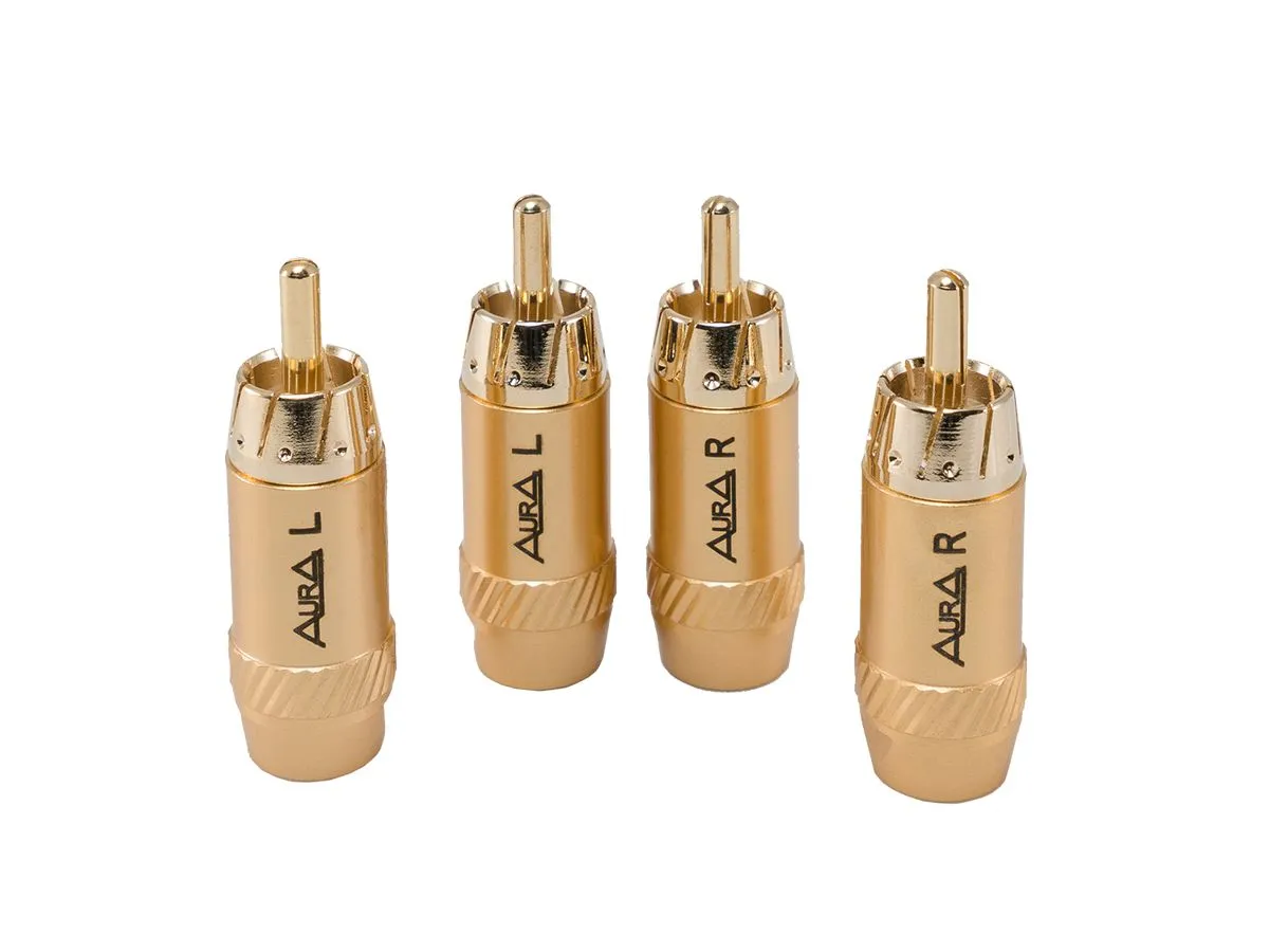 RCA - разъем Aura RCA-P617 (4шт) - фото