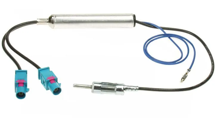 ISO ANT-3  VW антенный переходник с питанием двойной - фото