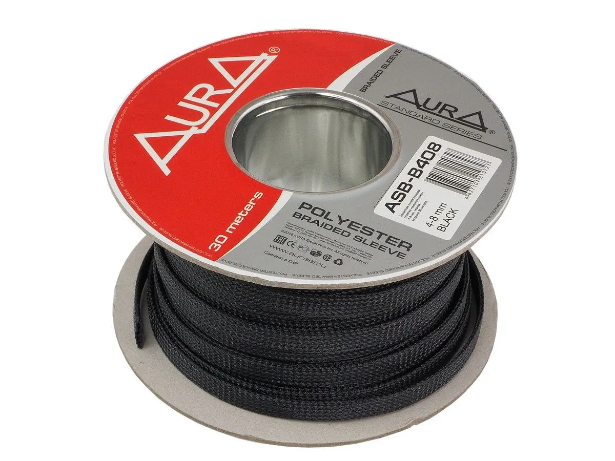 Защитная кабельная оплетка Aura ASB-B408 (1б-30м) - фото