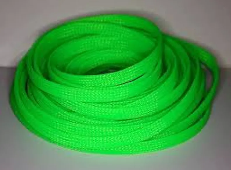 Защитная кабельная оплетка GA D8mm зеленая (1б-50м) (1м) - фото
