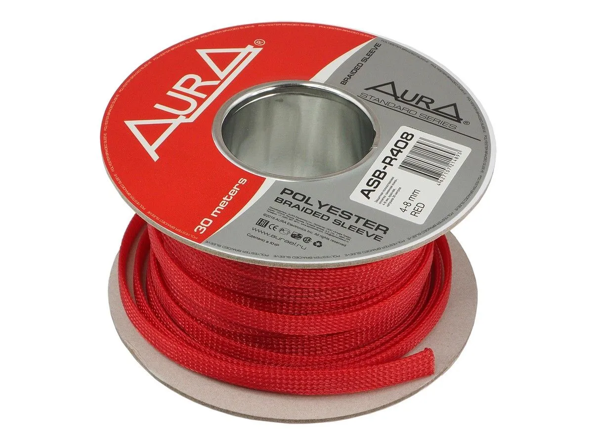 Защитная кабельная оплетка Aura ASB-R408 (1б-30м) - фото