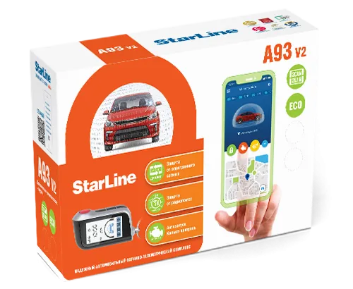 Автосигнализация StarLine A93 V2 2CAN+2LIN ECO - фото