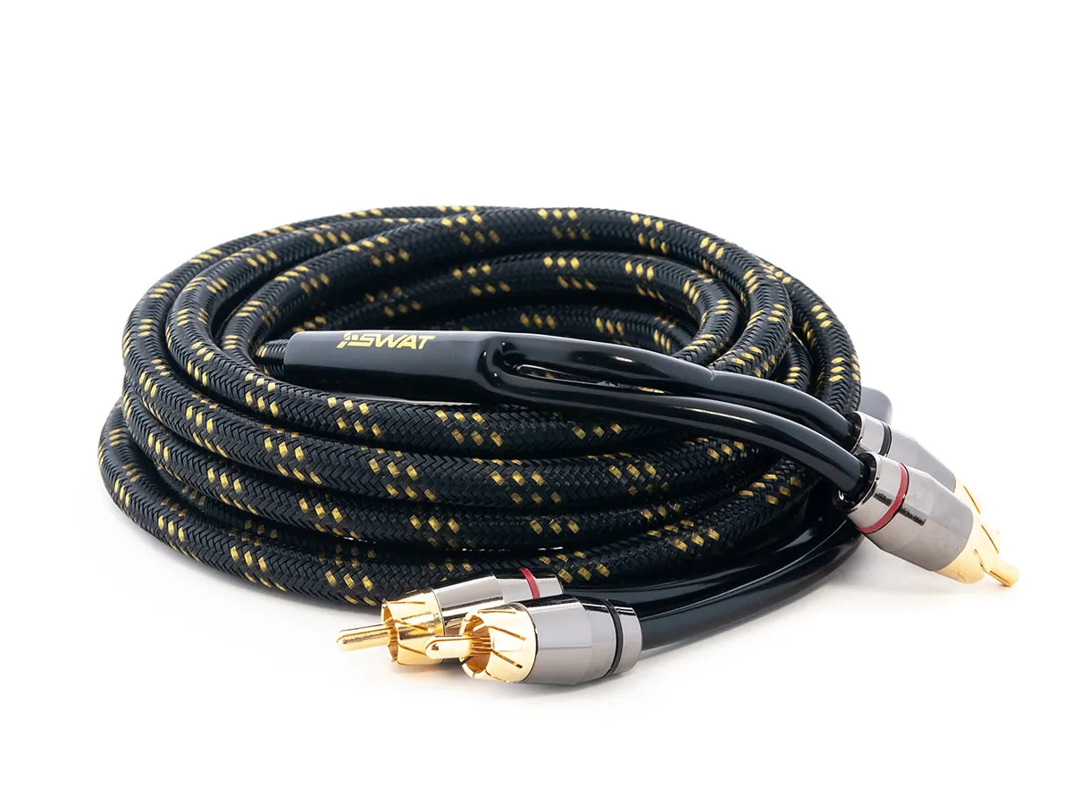 Межблочный кабель SWAT SIX-235 (2RCA-2RCA) (3.5м) - фото
