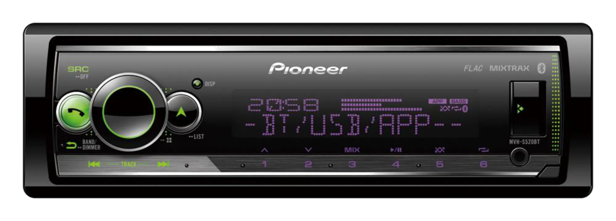 USB - ресивер Pioneer MVH-S520BT - фото