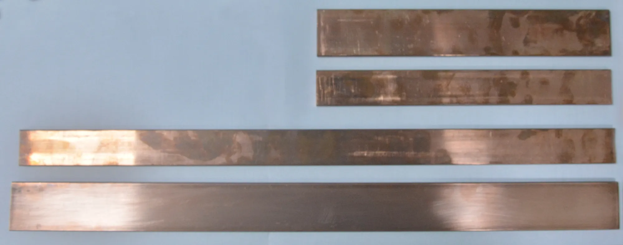 Медная шина 5x30x500 мм. - фото