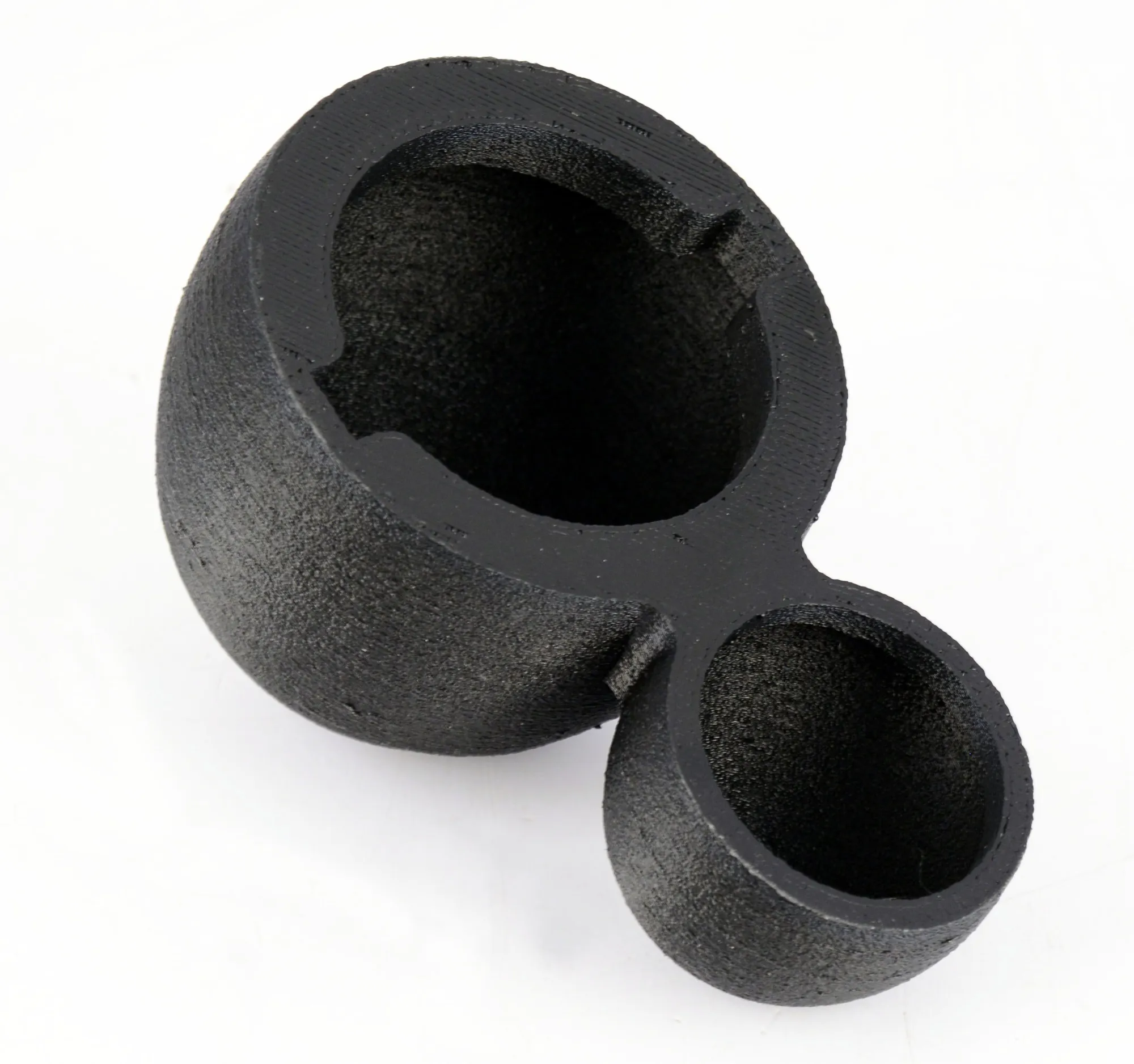 Накладки под рупор Двойная сфера (черная) - фото