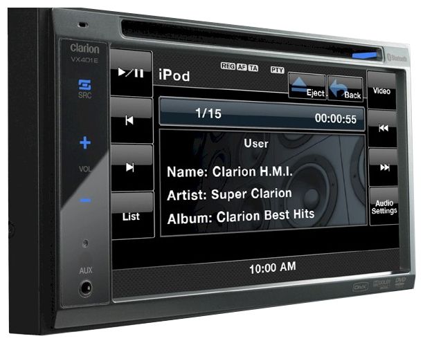 DVD - ресивер Clarion VX401E 2DIN - фото