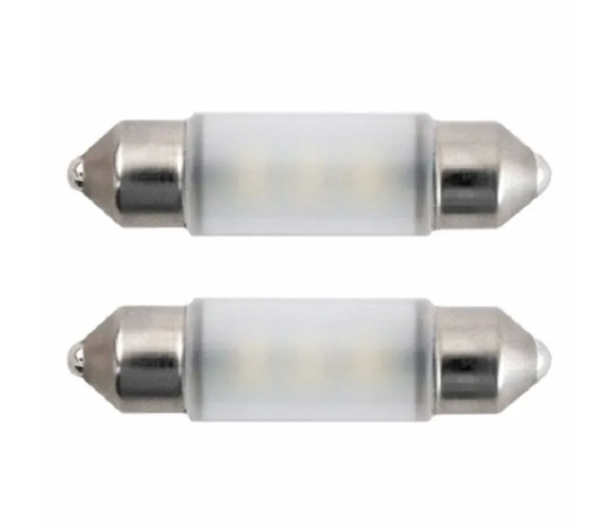 Лампа светодиодная MTF софитная 10.5х38/38mm 12V 5000K - фото