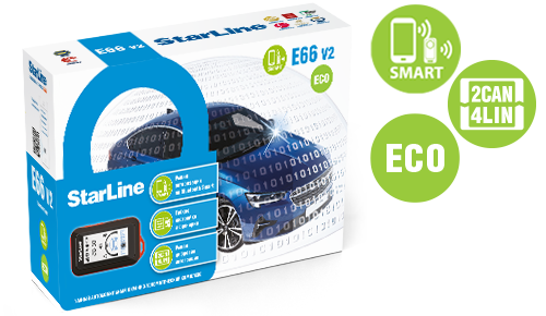 Автосигнализация StarLine E66 V2 ECO - фото