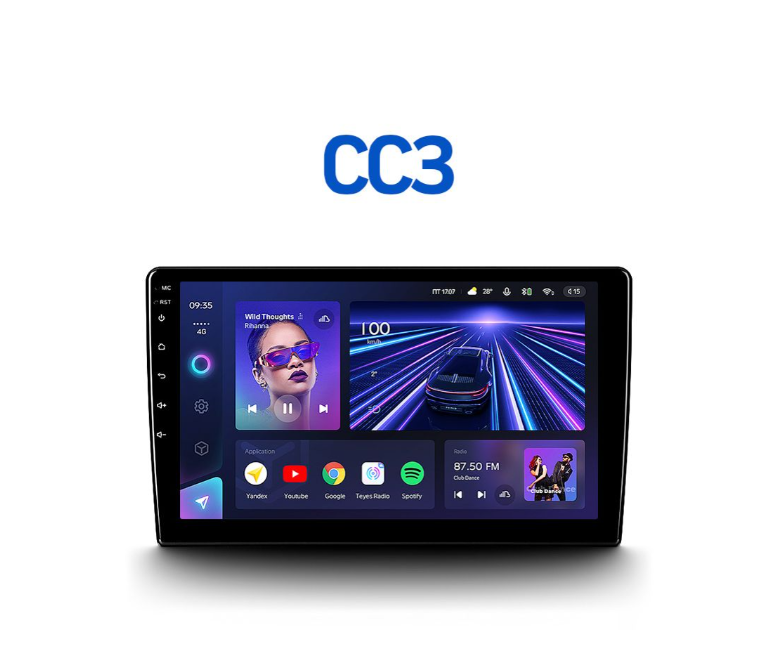 Головное устройство Teyes CC3 6/128 Universal 10.2" - фото
