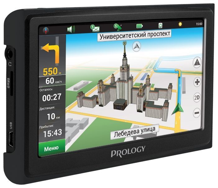 Автонавигатор PROLOGY iMAP-5400 black - фото