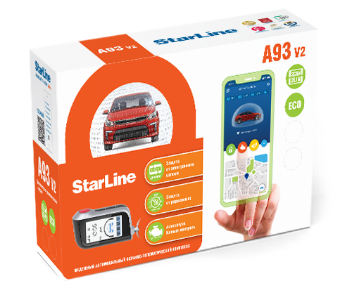 Автосигнализация StarLine A93 V2 2CAN+2LIN ECO - фото